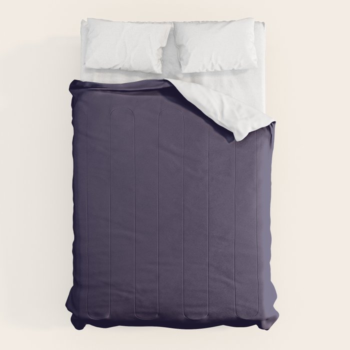Fig Purple Solid Color Comforter Gallery Image 6