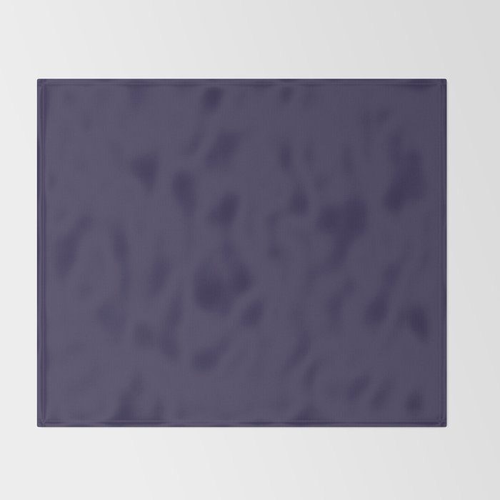 Fig Purple Solid Color Throw Blanket Gallery Image 2