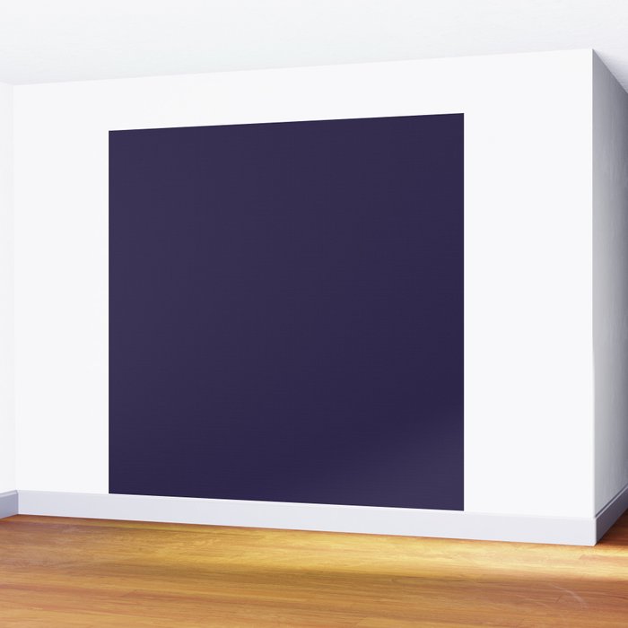 Fig Purple Solid Color Wall Mural Gallery Image 2