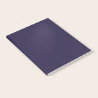 Fig Purple Solid Color Notebook Gallery Image 2