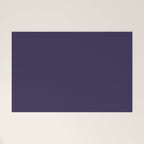Fig Purple Solid Color Welcome Mat Gallery Image 1