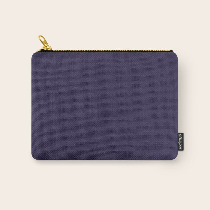 Fig Purple Solid Color Carry All Pouch Gallery Image 1