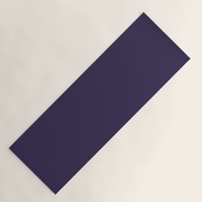 Fig Purple Solid Color Yoga Mat Gallery Image 1