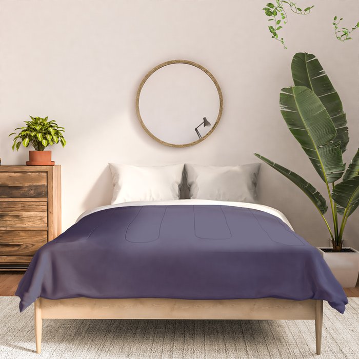 Fig Purple Solid Color Comforter Gallery Image 3