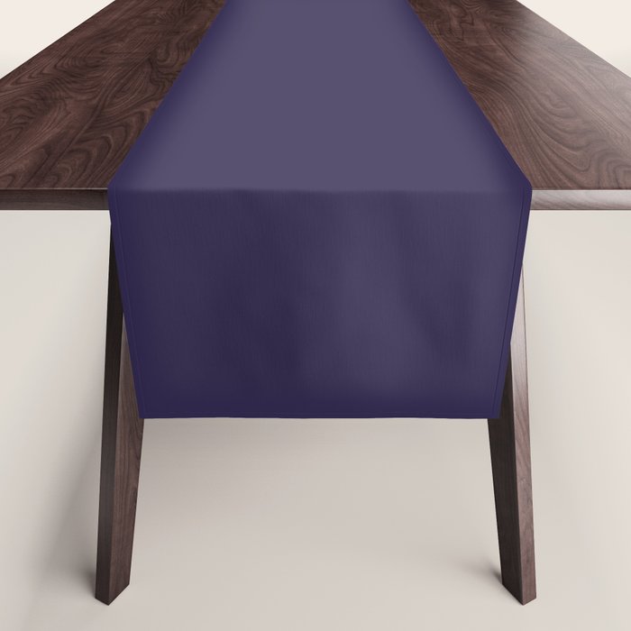 Fig Purple Solid Color Table Runner Gallery Image 1