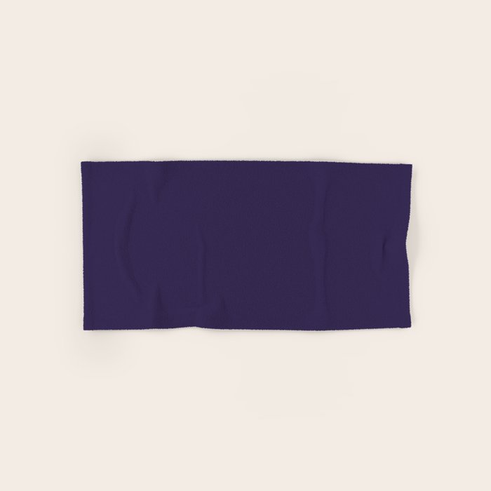 Fig Purple Solid Color Bath Towel Gallery Image 1