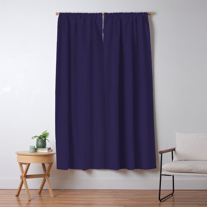 Fig Purple Solid Color Window Curtain Gallery Image 1