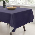 Fig Purple Solid Color Tablecloth Gallery Image 3