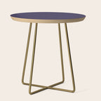 Fig Purple Solid Color Side Table Gallery Image 1