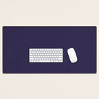 Fig Purple Solid Color Desk Mat Gallery Image 1