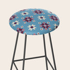Modern quilt - blue Stool Gallery Image 2