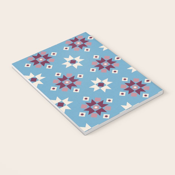 Modern quilt - blue Notebook Gallery Image 3
