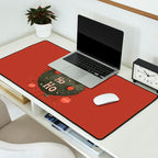 Festive Ho Ho Ho Bauble Red  Desk Mat Gallery Image 2
