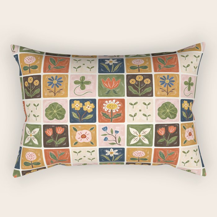 Still Blooming Rectangular Pillow Gallery Image 1