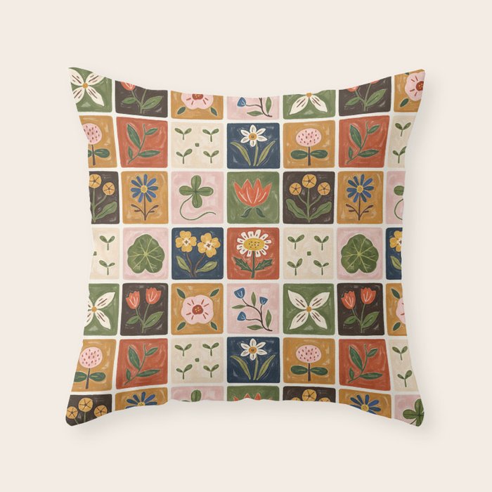 Still Blooming Throw Pillow Gallery Image 6
