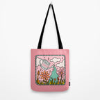 Cancer Zodiac Garden Tote Bag Gallery Image 2