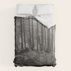 Adventure Nature Path Black and White Duvet Cover Gallery Image 6