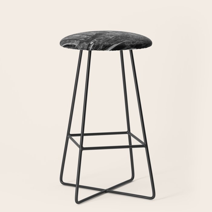 Adventure Nature Path Black and White Stool Gallery Image 1