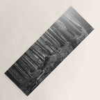 Adventure Nature Path Black and White Yoga Mat Gallery Image 1