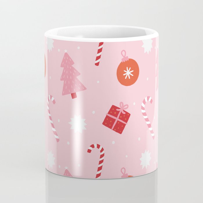Christmas Fun - Pink Palette  Coffee Mug Gallery Image 4
