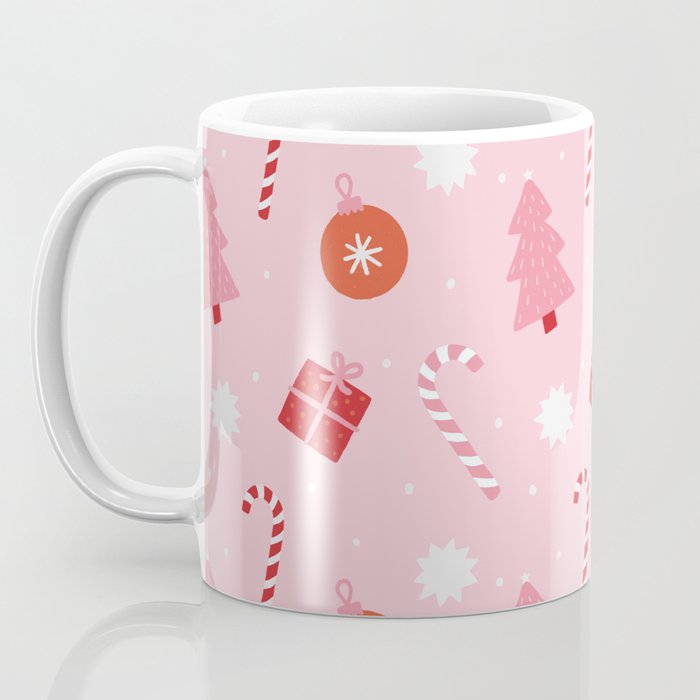 Christmas Fun - Pink Palette  Coffee Mug Gallery Image 3