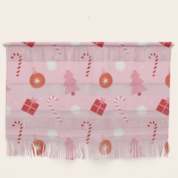 Christmas Fun - Pink Palette  Wall Hanging Gallery Image 1