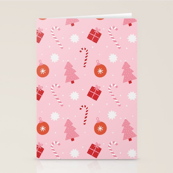 Christmas Fun - Pink Palette  Stationery Card Gallery Image 2