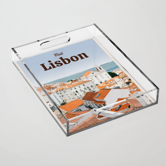 Visit Lisbon Acrylic Tray Gallery Image 1