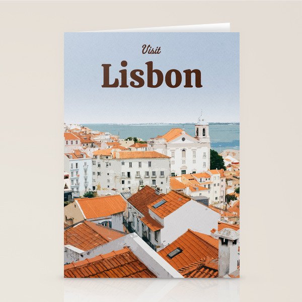 Visit Lisbon Stationery Card Gallery Image 2