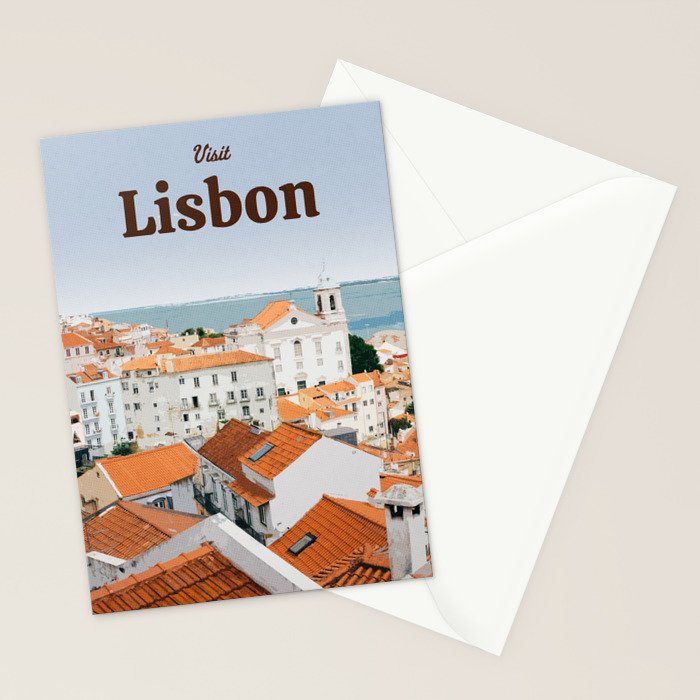 Visit Lisbon Stationery Card Gallery Image 2