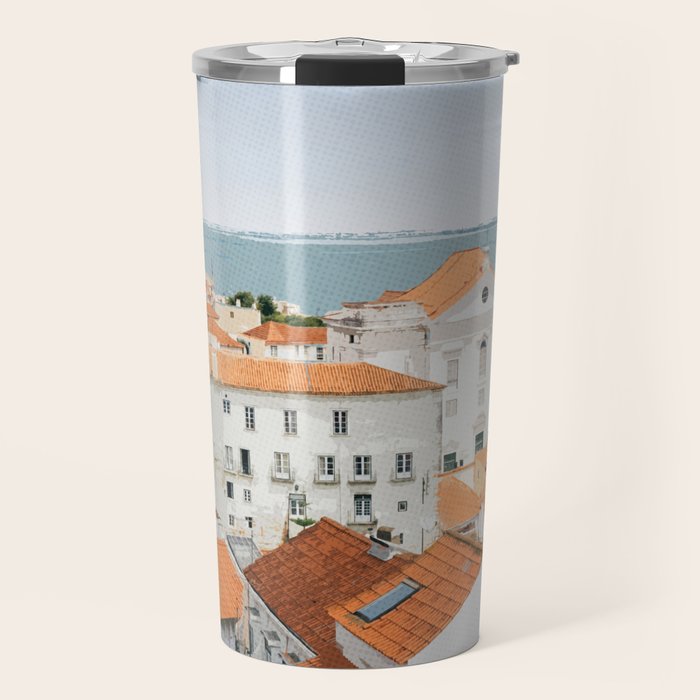 Visit Lisbon Travel Mug Gallery Image 1