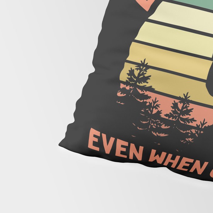 Bigfoot Funny Believe In Yourself Motivational Sasquatch Vintage Sunset Pillow Sham Gallery Image 4