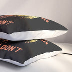 Bigfoot Funny Believe In Yourself Motivational Sasquatch Vintage Sunset Pillow Sham Gallery Image 3