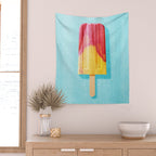 POPSICLE / Cherry, Orange Wall Tapestry Gallery Image 2