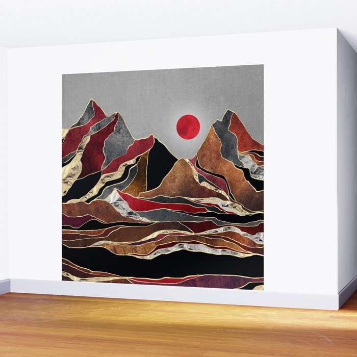 Copper Vista Custom Wall Mural Gallery Image 2