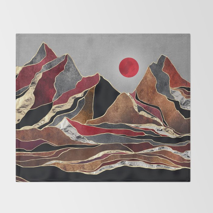 Copper Vista Custom Throw Blanket Gallery Image 2