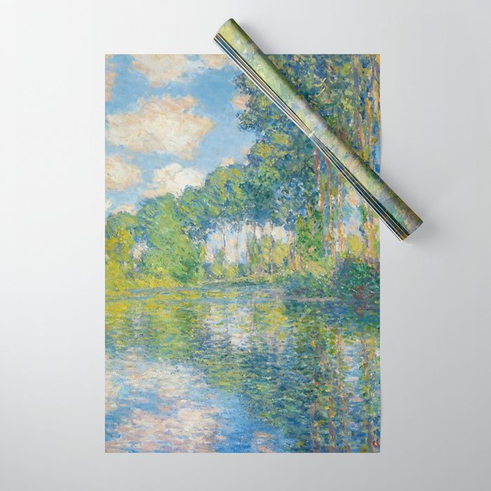 Claude Monet - Poplars on the Epte (1891) Wrapping Paper Gallery Image 1