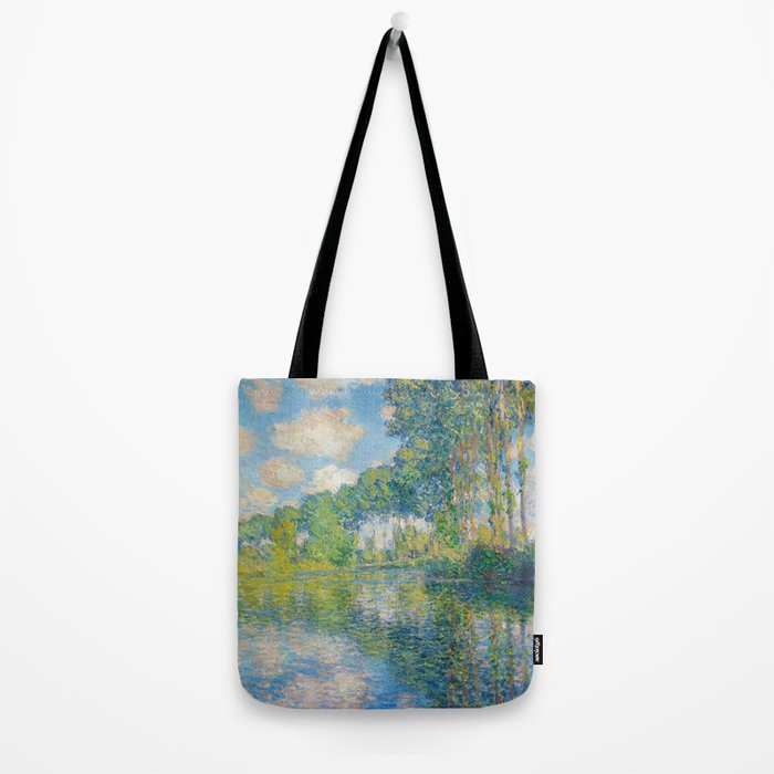 Claude Monet - Poplars on the Epte (1891) Tote Bag Gallery Image 2