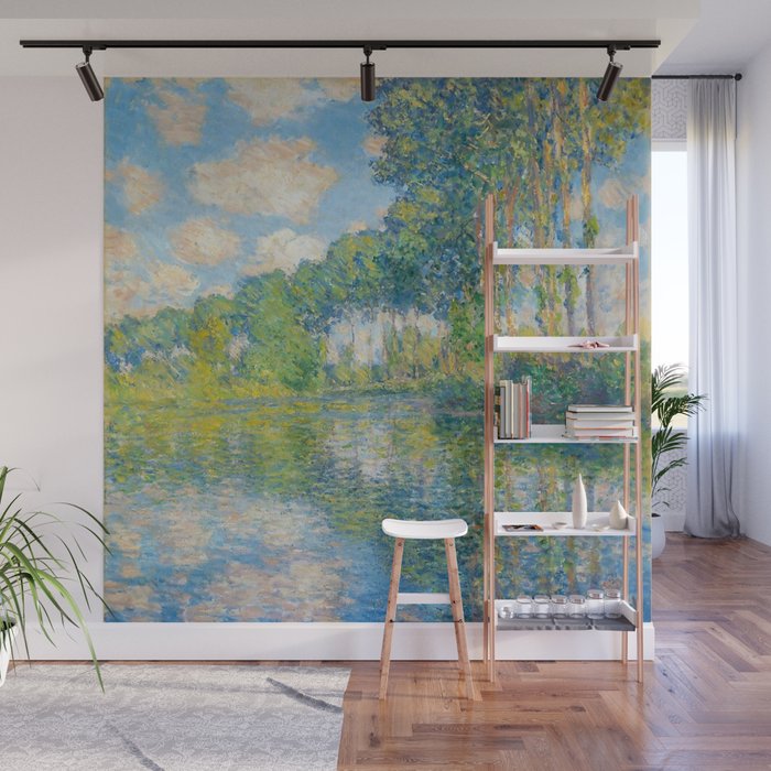 Claude Monet - Poplars on the Epte (1891) Wall Mural Gallery Image 1