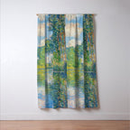 Claude Monet - Poplars on the Epte (1891) Window Curtain Gallery Image 3