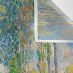 Claude Monet - Poplars on the Epte (1891) Wall Tapestry Gallery Image 3