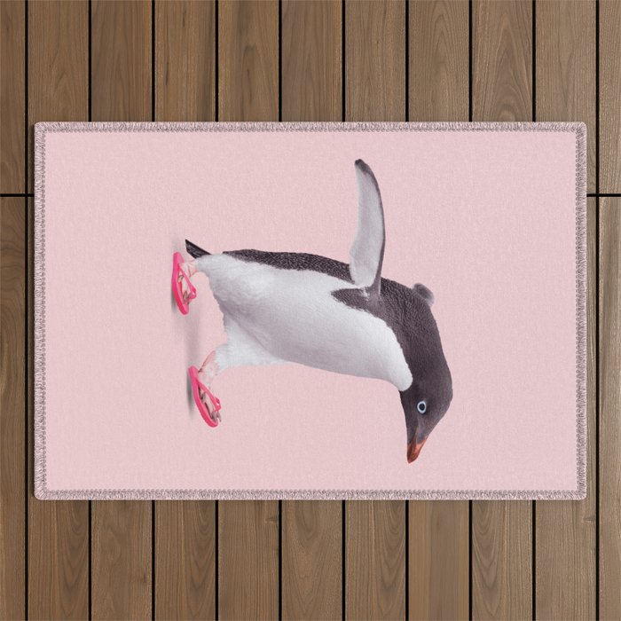 FLIP-FLOP PENGUIN Outdoor Rug Gallery Image 1