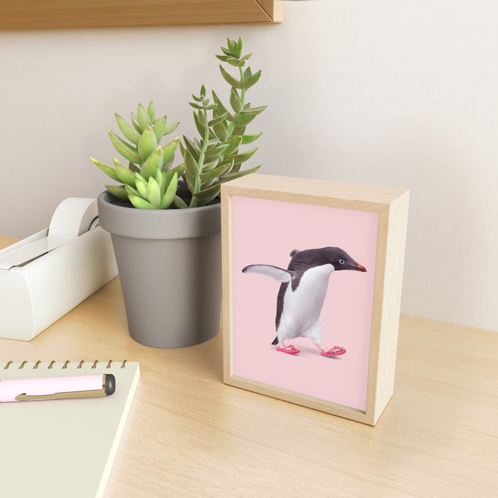 FLIP-FLOP PENGUIN Mini Art Print Gallery Image 2
