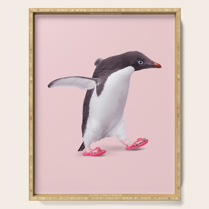FLIP-FLOP PENGUIN Serving Tray Gallery Image 1