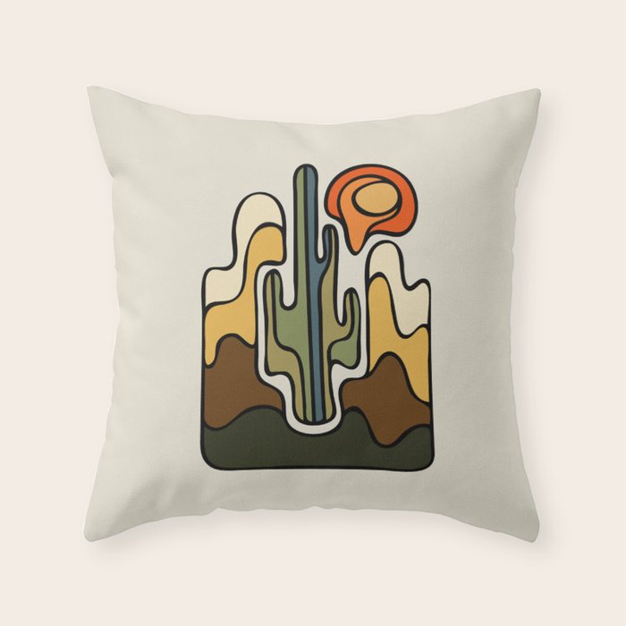 Desert Sun Throw Pillow Gallery Image 6