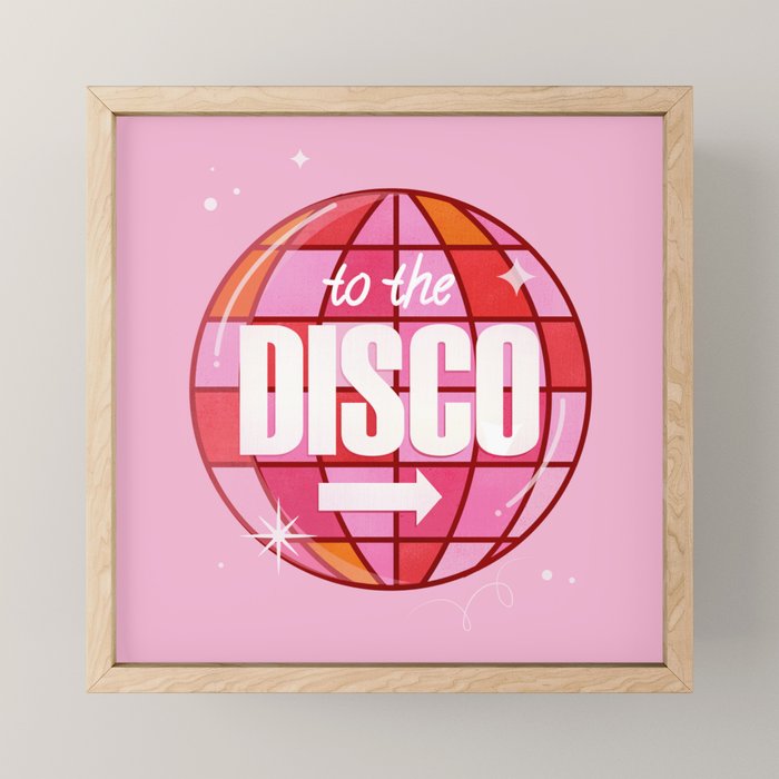 To The Disco Mini Art Print Gallery Image 1