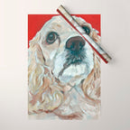 Cocker Spaniel Dog Painting Wrapping Paper Gallery Image 1