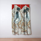 Cocker Spaniel Dog Painting Window Curtain Gallery Image 3