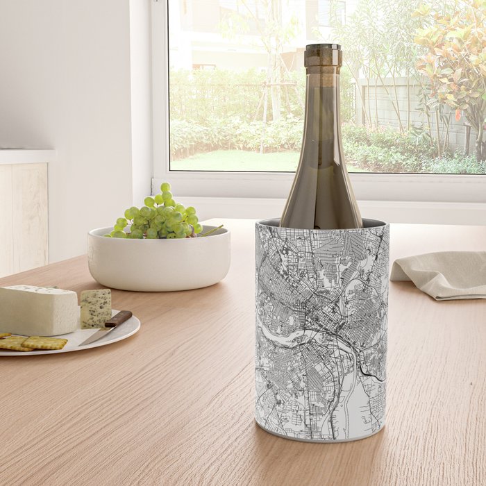 Richmond White Map Wine Chiller Gallery Image 4