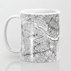 Richmond White Map Coffee Mug Gallery Image 3